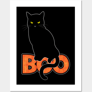 Boo Cat Posters and Art